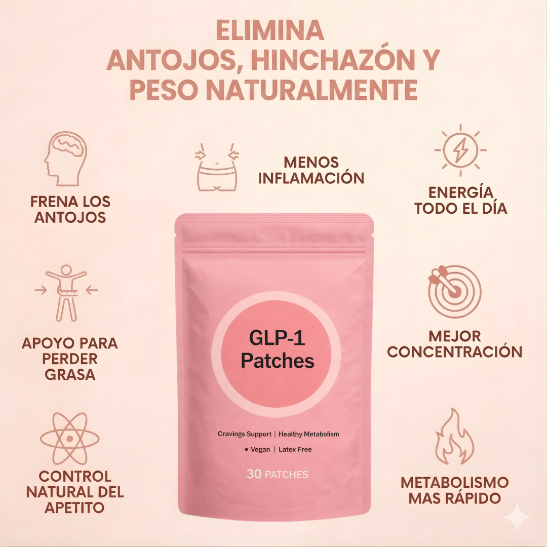 Parches GLP-1 - Pierde Peso sin Esfuerzo y Controla el Hambre