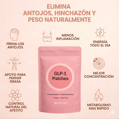Parches GLP-1 - Pierde Peso sin Esfuerzo y Controla el Hambre