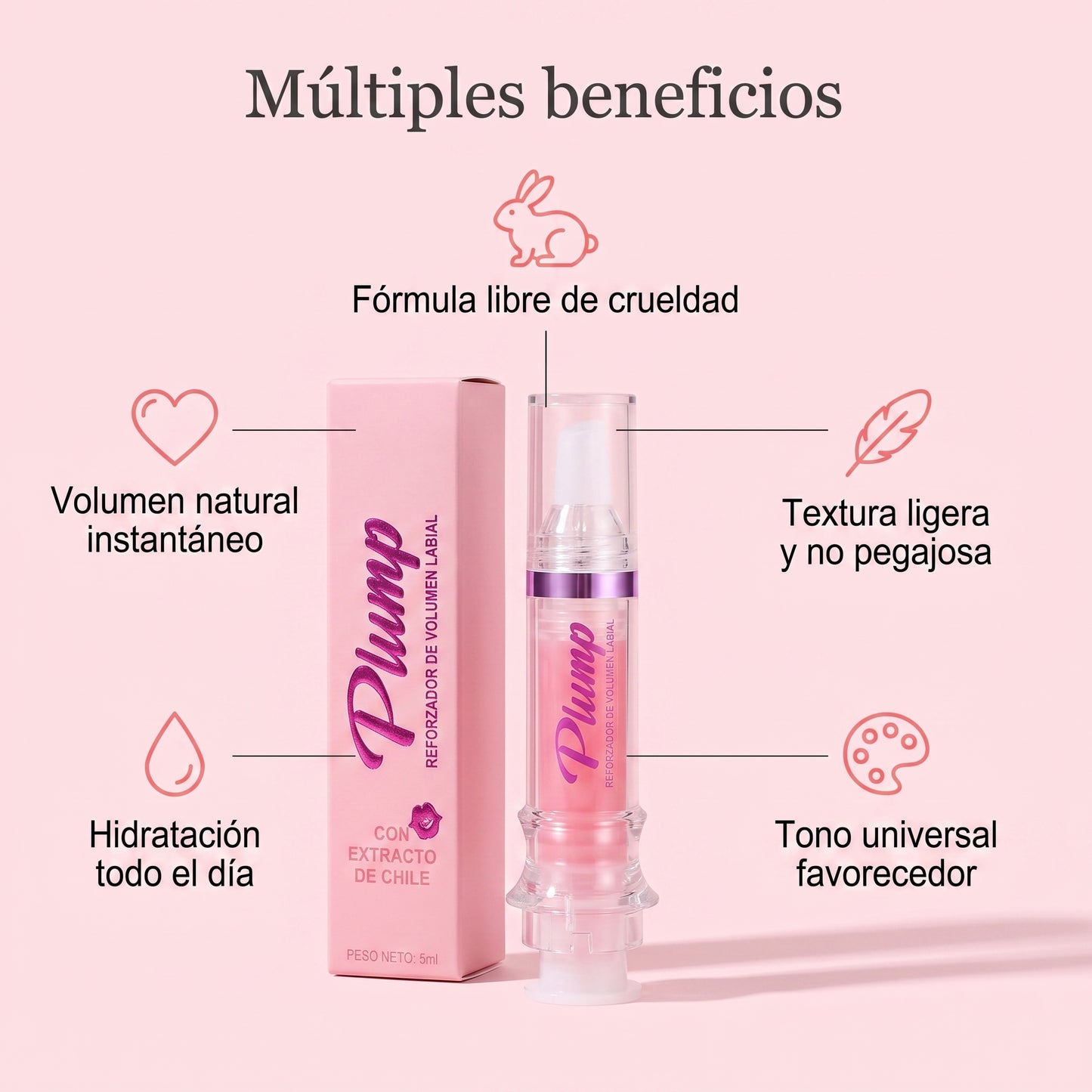 Lip Gloss Efecto Voluminzador